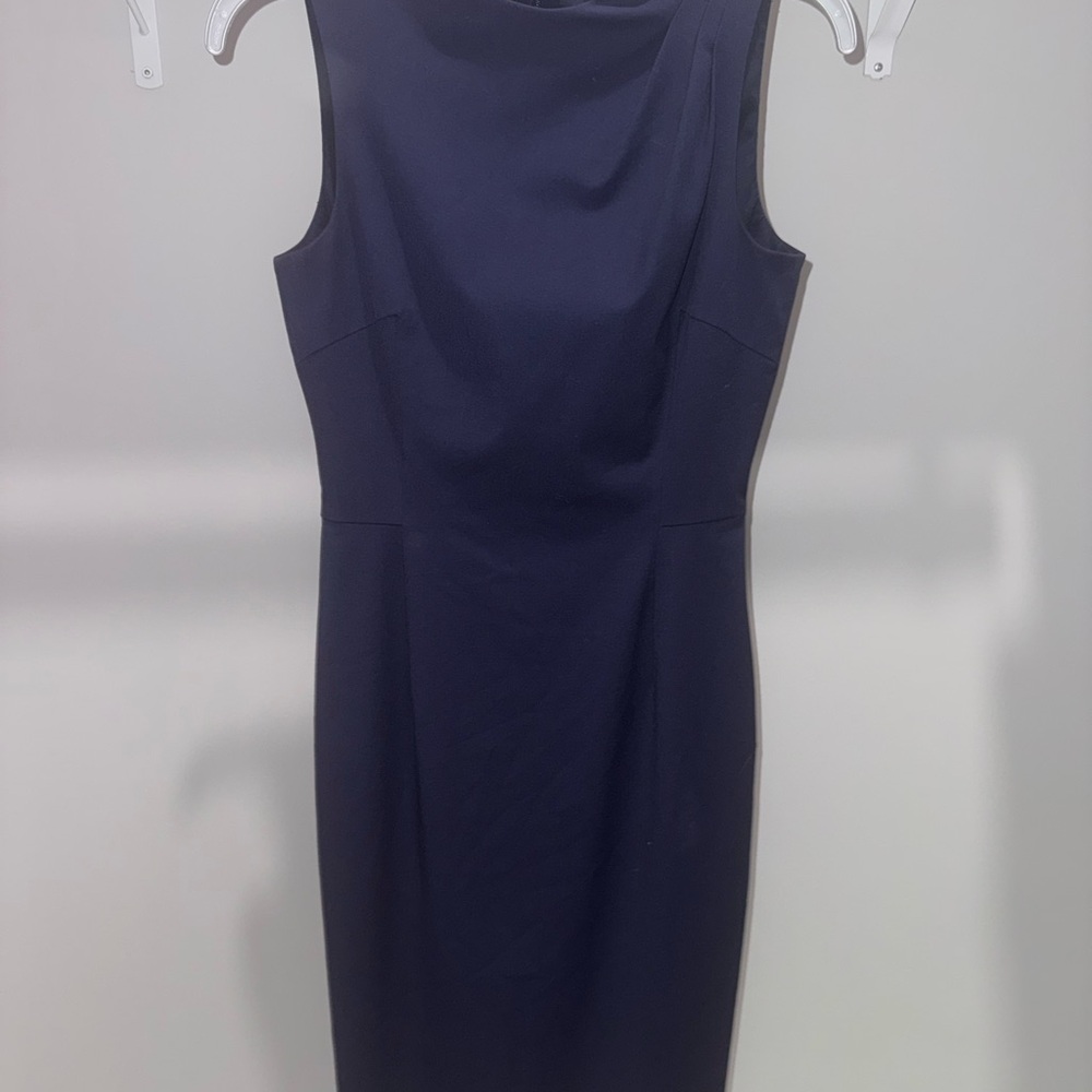 ANTONIO MELANI Navy Midi Dress